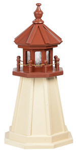 Cape May replica Wooden Lighthouse - 2 Feet on Harvest Array 