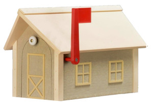 Standard bird and ivory poly mailbox