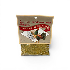 Shop Harvest Array's Line of Halladay's Dip and Cooking Blend Mixes like this Buffalo Chicken & Blue Cheese Mix.