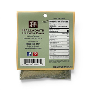 Garlic Herb Dip & Cooking Blend Ingredients and Nutrition Facts. Order a packet to try today from Harvest Array's online general store.