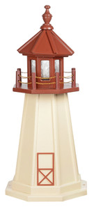 Cape May replica Wooden Lighthouse - 3 Feet on Harvest Array 