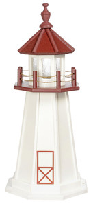 Marblehead Lighthouse Replica Wooden Lighthouse -3 Feet for Harvest Array 