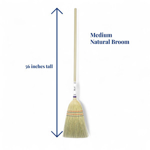 Harvest Array has included this All-Natural, Amish Hand Crafted Medium Broom to our array of traditionally crafted cleaning supplies t our online general store, harvestarray.com.