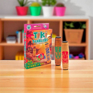 Tiki Tumbler Wooden Dexterity Toys are a great tool to teach hand-eye coordination in P or OT sessions. Order now from harvestarray.com.