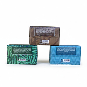 All Natural Ingredients in these three bar soaps for men. Made in North Carolina. Greenwich Bay's Elements Soap for Men at harvestarray.com.