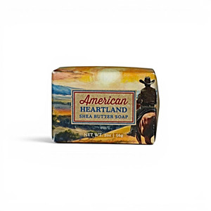 American Heartland 2 oz. mini Shea Butter Soap in the Celebrate America Collection at Harvest Array.