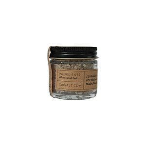 All Natural Ramp Heirloom Salt in a 1 oz jar. Savory onion flavor from wild ramps. Salt from Appalachian Mercantile, Harvest Array's New American-made partner.