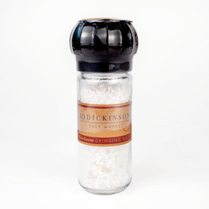 J.Q. Dickinson Salt Works Salt Grinder with Heirloom Salt in a 2.5 reusable grinder. From Appalachian Mercantile,  Harvest Array's New American-made partner.