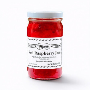 Annie’s Kitchen Red Raspberry Jam made in small batches for Harvest Array.
