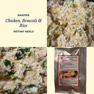 Chicken, Broccoli and Rice  instant meal from Double L Ranch final product