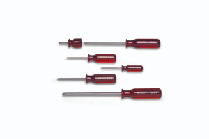 Phillips Screwdriver 6 Piece Set Large Ergonomic Handle w/Pouch - #0 - #4