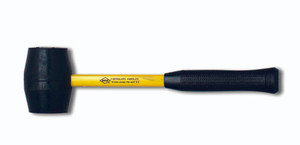 Rubber Mallet w/12.625" Cush-N-Grip Fiberglass Handle - Nupla (13110) - 1 lb