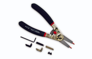 Retaining Ring Plier 3/8" - 2" Internal and 1/4" - 2" External - Includes Replaceable Tips