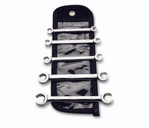 Flare Nut Wrench 5 Piece Set - Satin Metric 9mm - 21mm