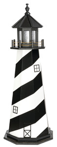 Cape Hatteras Lighthouse Replica Wooden Lighthouse- 6 Feet for Harvest Array 