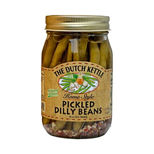 Traditional Dutch Kettle Amish Home Style Pickled Dilly Beans