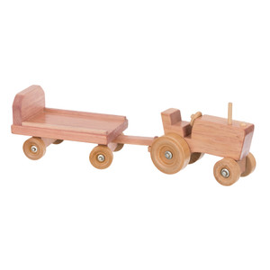 Rose Toy Tractor Wagon with Hay Bales