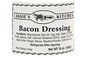 List of ingredients in Annie's Kitchen Bacon Dressing