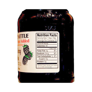 The Dutch Kettle No Granulated Sugar Added Blackberry Jam Nutritional Facts