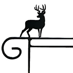 Deer - Garden Flag Holders with Decorative Emblem available at harvestarray.com