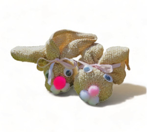 Our Washcloth Bunnies make sweet Easter basket fillers!