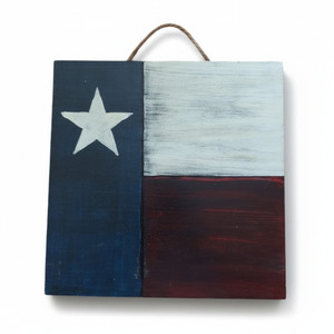 Hand Made Wooden Texas Flag Art From Harvest Array