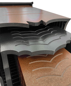 Bottom side of the Bat Grotto Bat House, 200 bats