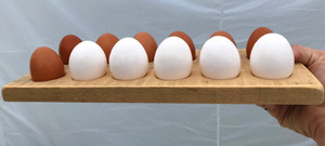 Wooden Countertop Egg Holder from Reclaimed Pallets