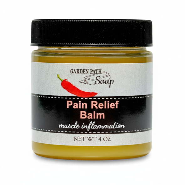 Garden Path All Natural Pain Relief Balm 4 oz. jar is a top seller at Harvest Array in the Bath and Beauty collection. Order yours today.