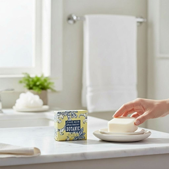 Shop harvest Array's collection of Shea Butter Botanical Bar Soaps like this 6.35 oz Bar made with Fresh Milk.