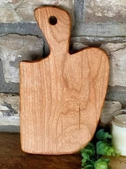 Engravable Offset Wooden Serving Tray Cutting Board