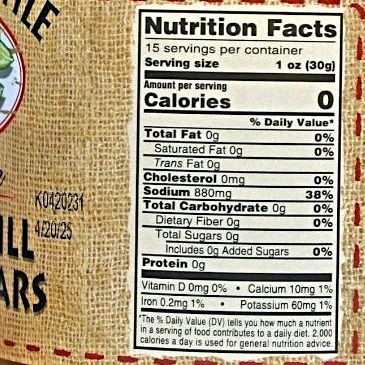 Dutch Kettle Amish Home Style Kosher Dill Pickle Spears Nutritional Facts