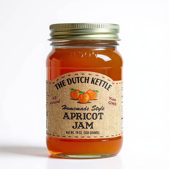 Dutch Kettle Amish Homemade Style Apricot Jam