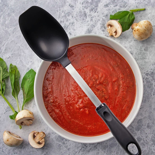 Shop Harvest Array for newly designed Rada Basting Spoon with Non-Scratch coating. A multi-purpose kitchen essential, made in the USA.