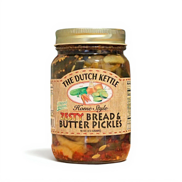 Dutch Kettle Amish Home Style Zesty Bread and Butter Pickles