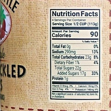 Nutrition information for the Dutch Kettle Sliced Pickled Beets. Order online from Harvest Array.