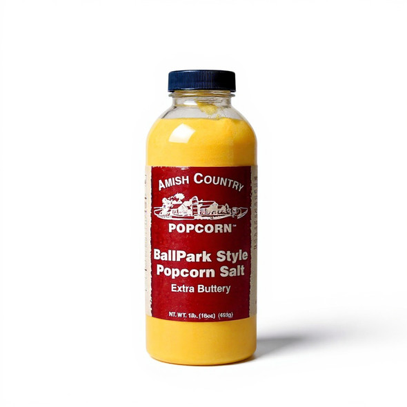 16 oz. Amish Country Popcorn Ballpark Style Salt Extra Buttery now available online from Harvest Array.