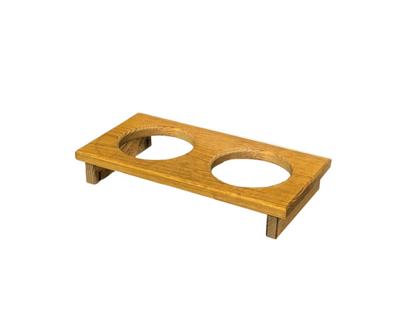 Wooden Cat Feeders (Low) - Two Half Pints