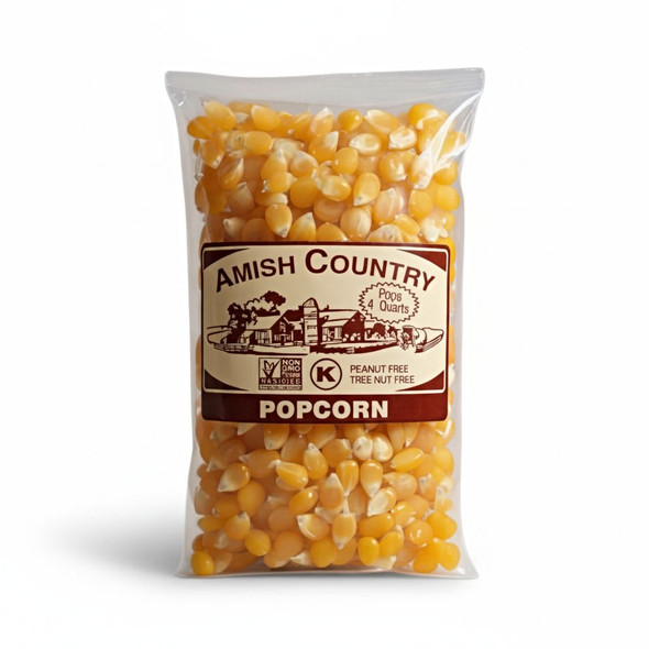 Individual 4oz Bag of Popcorn Kernels from Amish Country Popcorn for online purchase at harvestarray.com.
