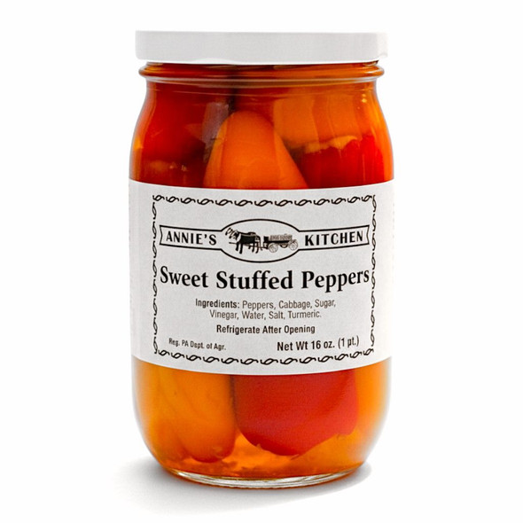 Annie’s Kitchen Sweet Stuffed Peppers in a 16 oz jar from Harvest Array