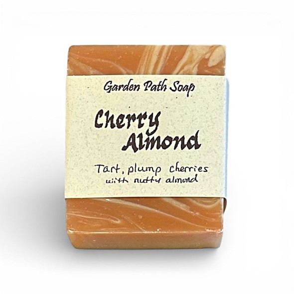 Our Cherry Almond Herbal Lye handcrafted soap is infused with tart cherries and nutty almonds along with other all natural ingredients.