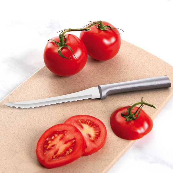 Rada Tomato Slicer with Silver Handle. Order this amazing knife today from Harvest Array.