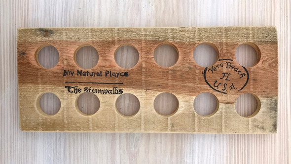 Wooden Countertop Egg Holder from Reclaimed Pallets