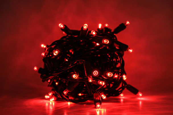 Outdoor LED Lighted Christmas Tree with Green Base and Yellow Tree Lights