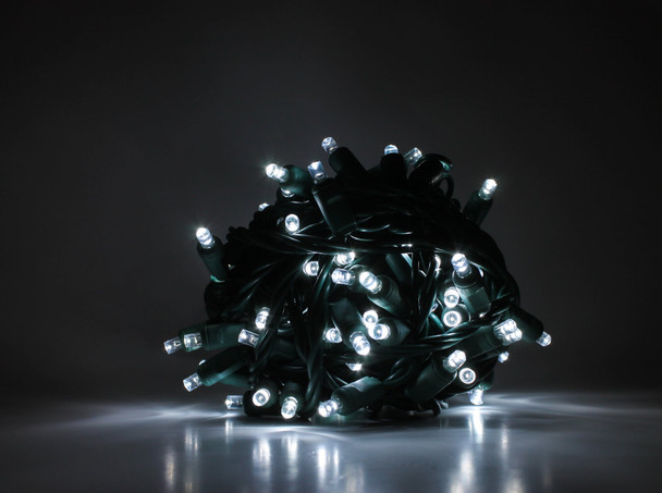 Outdoor LED Lighted Christmas Tree with Green Base and Orange Tree Lights