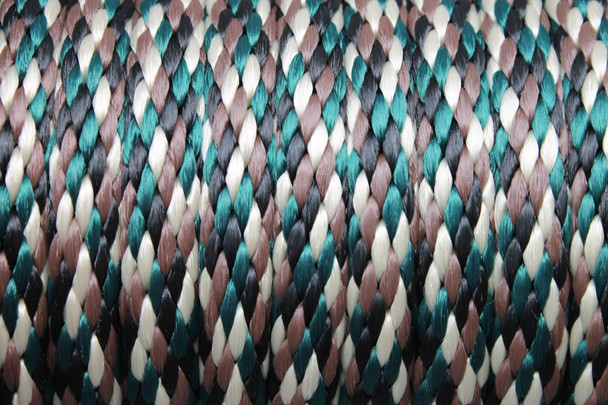 Close up of the Camo Solid Braided Multifilament Polypropylene Rope