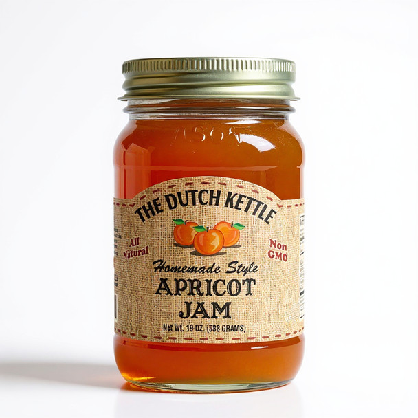 Dutch Kettle Amish Homemade Style Apricot Jam