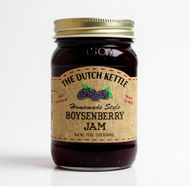 Dutch Kettle Amish Homemade Boysenberry Style Jam