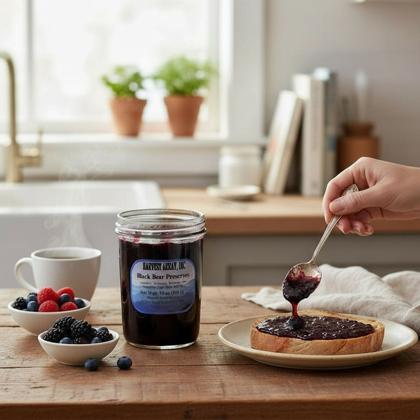 Blue Ridge Jams Black Bear Preserves are from North Carolina, just like Harvest Array.