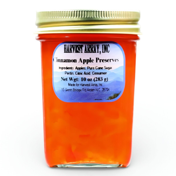 Stock the pantry with our 10 oz. jars of Cinnamon Apple Preservers.